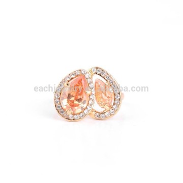 Hot New Products for 2015 Fashion Jewelry Ring Heart Shaped Crystal Ring