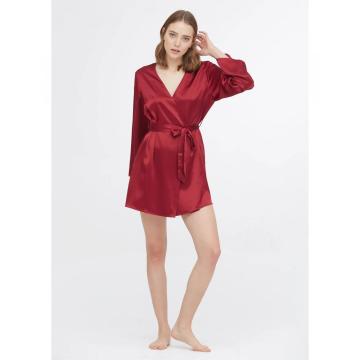 19 Momme Loose Collarless Silk Robe