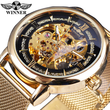 Winner Products Mechanical Automatic Watch Men's Steampunk Sport Waterproof Wristwatch