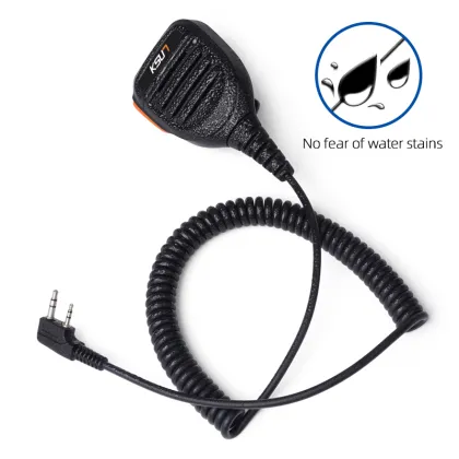 KSUN KM20 Remote Waterproof Speaker Mic for Various Walkie-Talkies