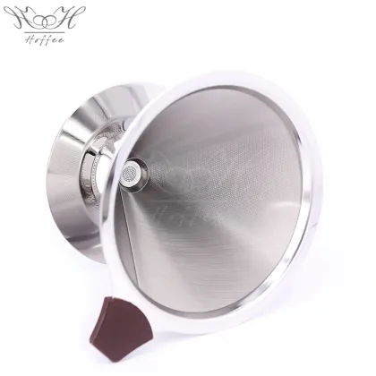 Stainless Steel Pour Over Coffee Filter Kit Paperless