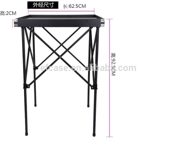 BEAUTY CASES WITH STANDARD COSMETIC TABLE/2 IN 1