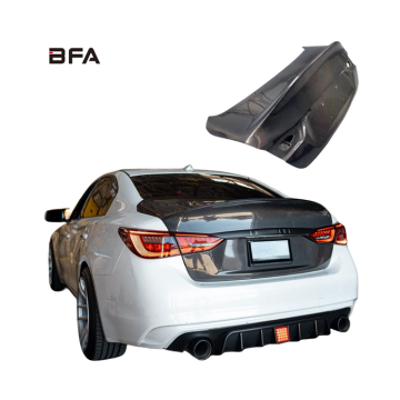 Upgraded Carbon Fiber Trunk Lid for Infiniti Q50/Q50S - Lightweight Tailgate Cover Kit