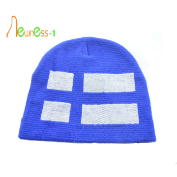 Fashion Custom Jacquard Beanie Hat Embroidery Knitted Hat Wholesale