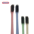 Hot selling tooth cleaning colorful round handle toothbrush