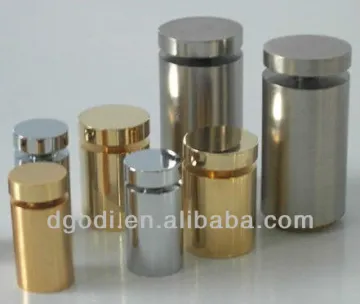 high quality aluminum screw spacer for glass