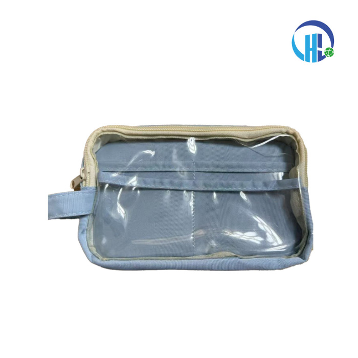 Tempat pensil transparan lima lapis berkapasitas besar