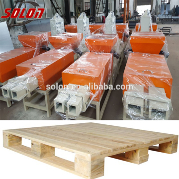 Best quality sawdust block compress machine wood pallet feet block making machine