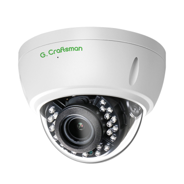 6MP Outdoor Weatherproof IP Dome Camera with PoE, Audio, and Motion Detection