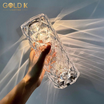 Zhongshan Gold K Lighting Co., Ltd. RGB Acrylic Table Lamp with USB Charging
