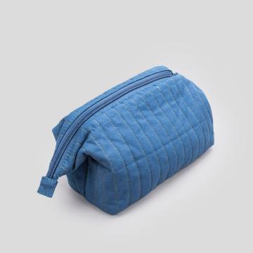Travel-Friendly Blue Beauty Case