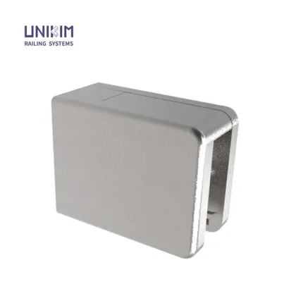 Zinc alloy glass door clamp for glass frame