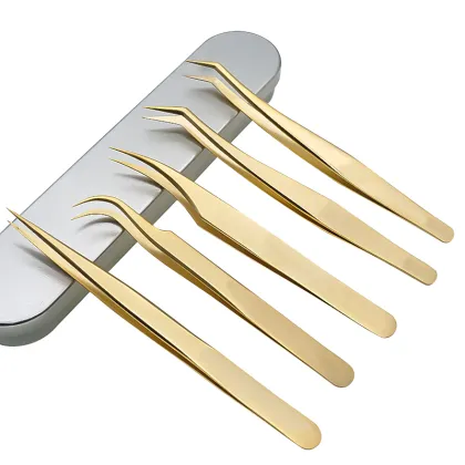 Personalized Curved Eyelash Slim Tweezers