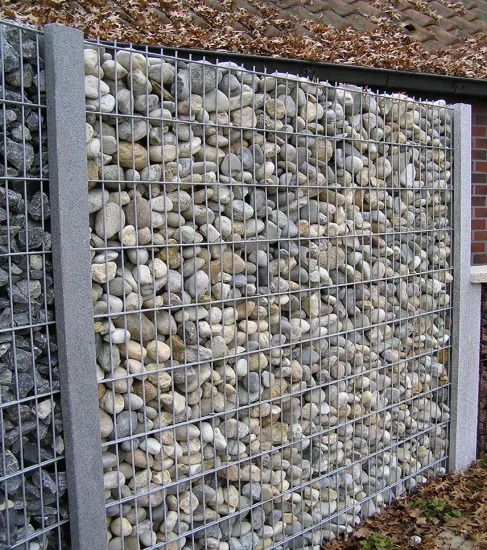Welded Stone Fence Panel decorative walling system