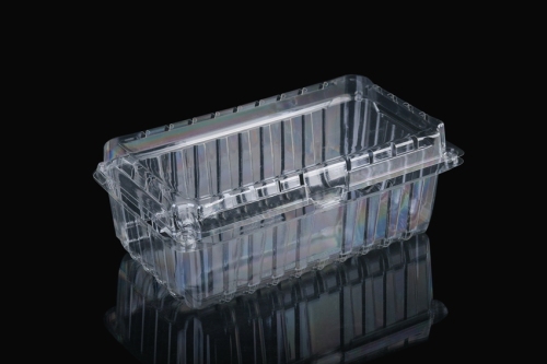 Caixa de embalagem de morango de plástico transparente