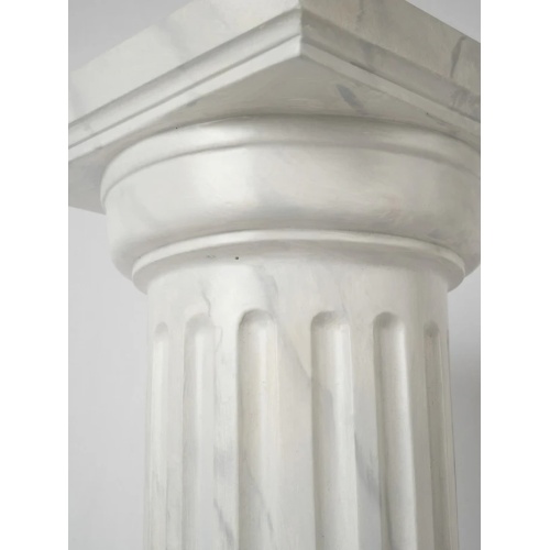 Classic Greek Marble Pedestal Column for Home Decor