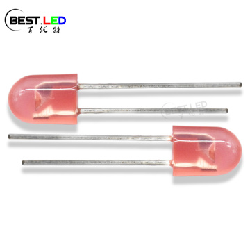 High Bright 5.2x3.8mm Oval Red Led Diffused Flangeless