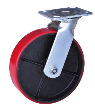 125mm mold on polyurethane wheels swivel caster