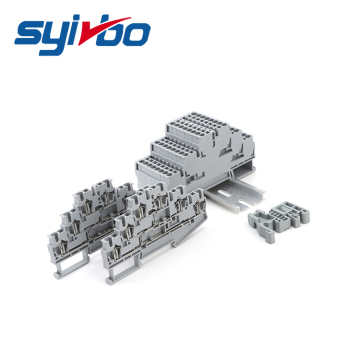 ST-2.5-3 Plug in Triple Layer Spring Terminal Block