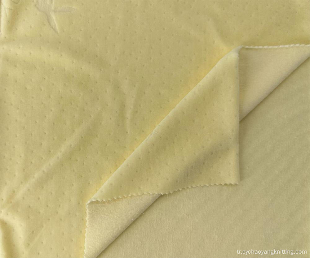 Polyester ev tekstil yıkama baskılı kadife kumaş