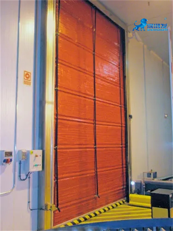 PVC Rapid Rolling Shutter Industry Stacking Door