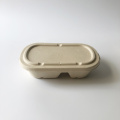 1000ml 2-div-separate lid container