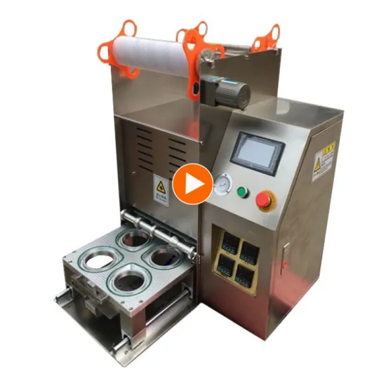 Electric Table Top Snack Cup and Fast Food Tray Sealer - Round and Square Containers