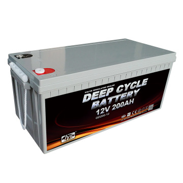 24V 200AH CYCLE CYCLE BTATED สำหรับระบบพลังงานแสงอาทิตย์