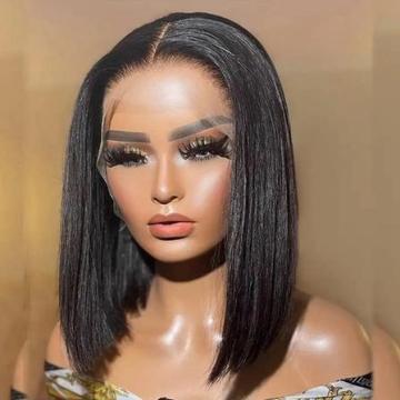 13×6 HD Lace Glueless Straight Bob Wig