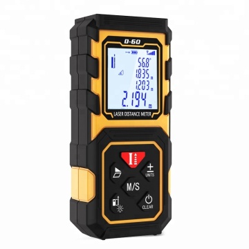 60m High Quality Pocket Measuring Tool with Laser Distance Measurement in MM