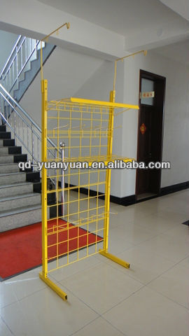 supermarket goods hanging display shelf