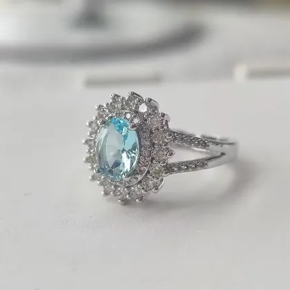 Topaz Colored Treasure Ring