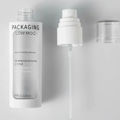 Bottle body frosting custom cosmetic packaging bottle
