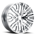 Réplica Chevy Wheels 6LUG Black Rim 22x9 moído