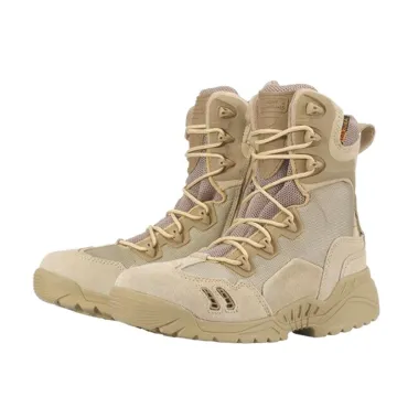 KANGO Factory New High-Quality Leather Tactical Boot for Outdoor Desert