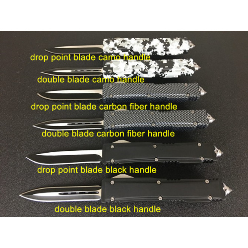 Microtech Black Automatic OTF Knife with Glass Breaker China Manufacturer