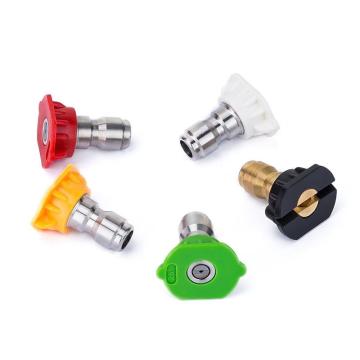 1/4 Quick Connection 5Pcs Pressure Washer Spray Nozzle Tips