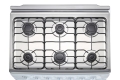 Restaurant Kitchen 6 Burner Gas Silve Forno