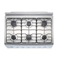 Restaurant Kitchen 6 Burner Gas Silve Forno