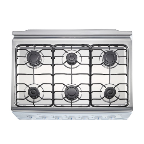 Restaurant Kitchen 6 Burner Gas Stove Oven