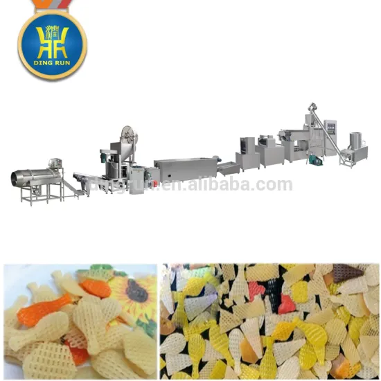 Auto 3D Snack Pellets / Panipuri Golgappa / fryums Making Machine