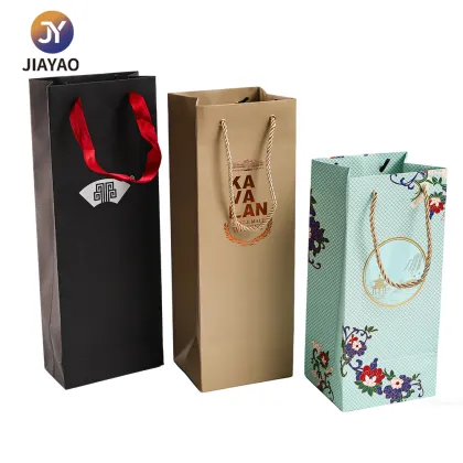 Custom Logo Wine Gift Bags