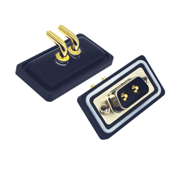 HV Connector Male Right Angle Through Hole DB2 Pin D-SUB Connector