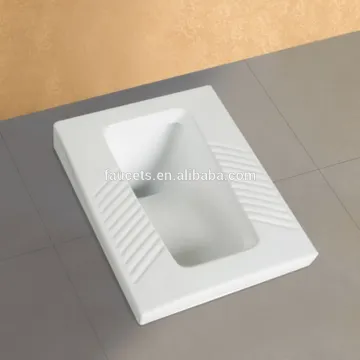 Rectangular Shaped Ceramic Sanitary Ware Squat Pan