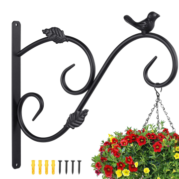 Indoor/Outdoor Durable Hanger Bracket - Plant Hooks for Feeders & Decorations