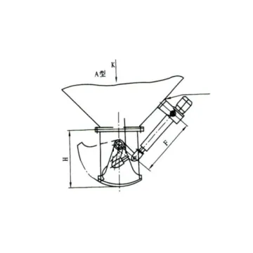 D SF- A B electric fan shaped gate