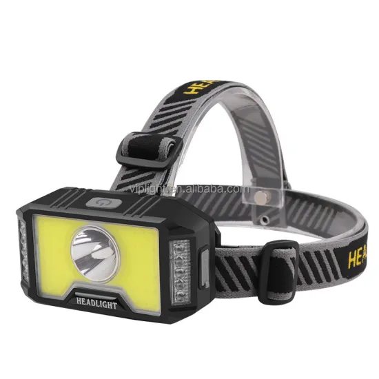1800mAh Rechargeable T6 Headlamp: 6 Working Modes COB Headlight for Night Running, Fishing, Camping, Hiking