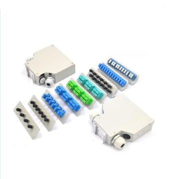 DIN Rail Mount Box ODF 6/12/24 Port LC Adapter Fiber Optic Patch Panel 12/24/48 Core Optical Fiber Termination Box