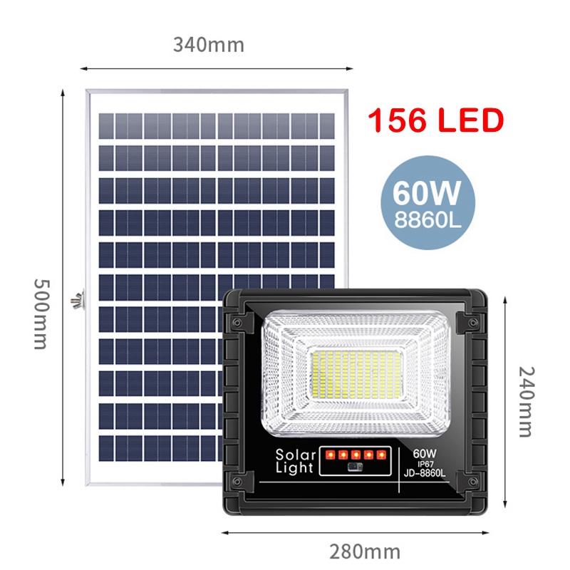 60w solar led flood lights