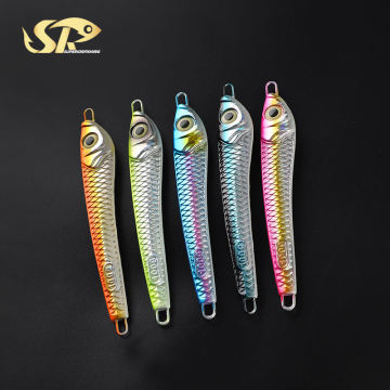 Jigs de agua salada Superior Fishohing Lazer Impresión de pesca Lure JY405